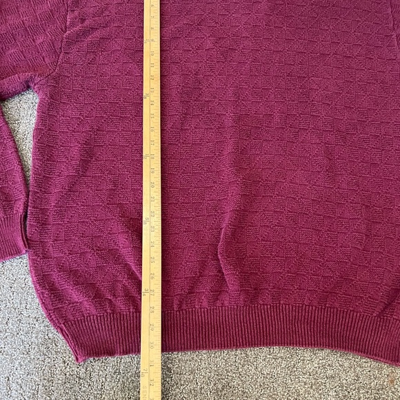 Vintage Shenandoah Men’s Sweater Chunky Knit Crew Neck Cotton USA Made Size 3XLT - Picture 5 of 7